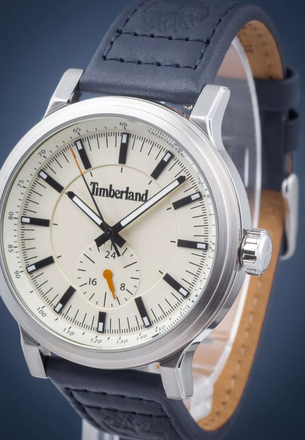 Timberland Men's White Dial Watch with Blue Braided Strap-Timberland TDWGF2231005 - Image 3