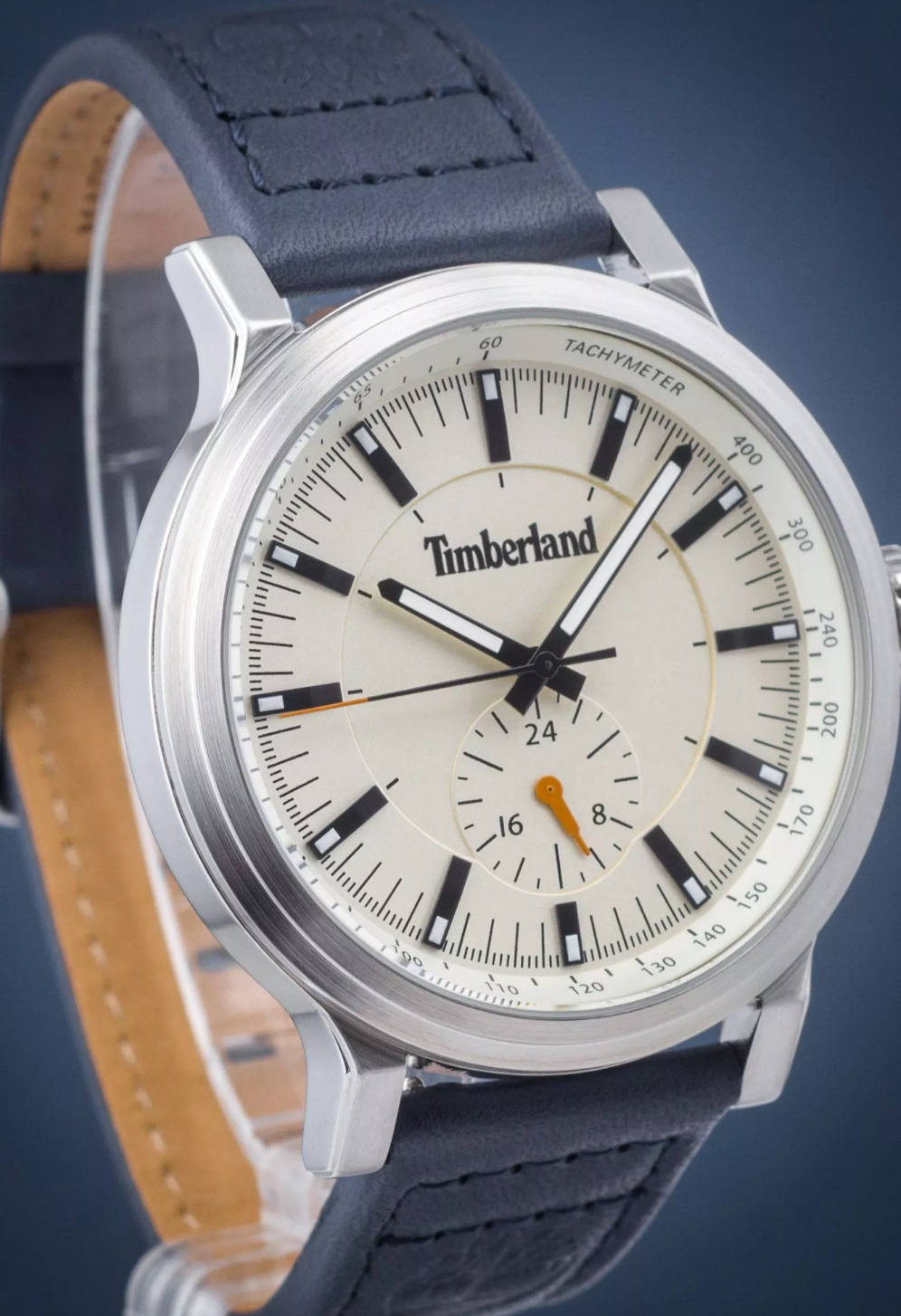 Timberland Men's White Dial Watch with Blue Braided Strap-Timberland TDWGF2231005 - Image 6