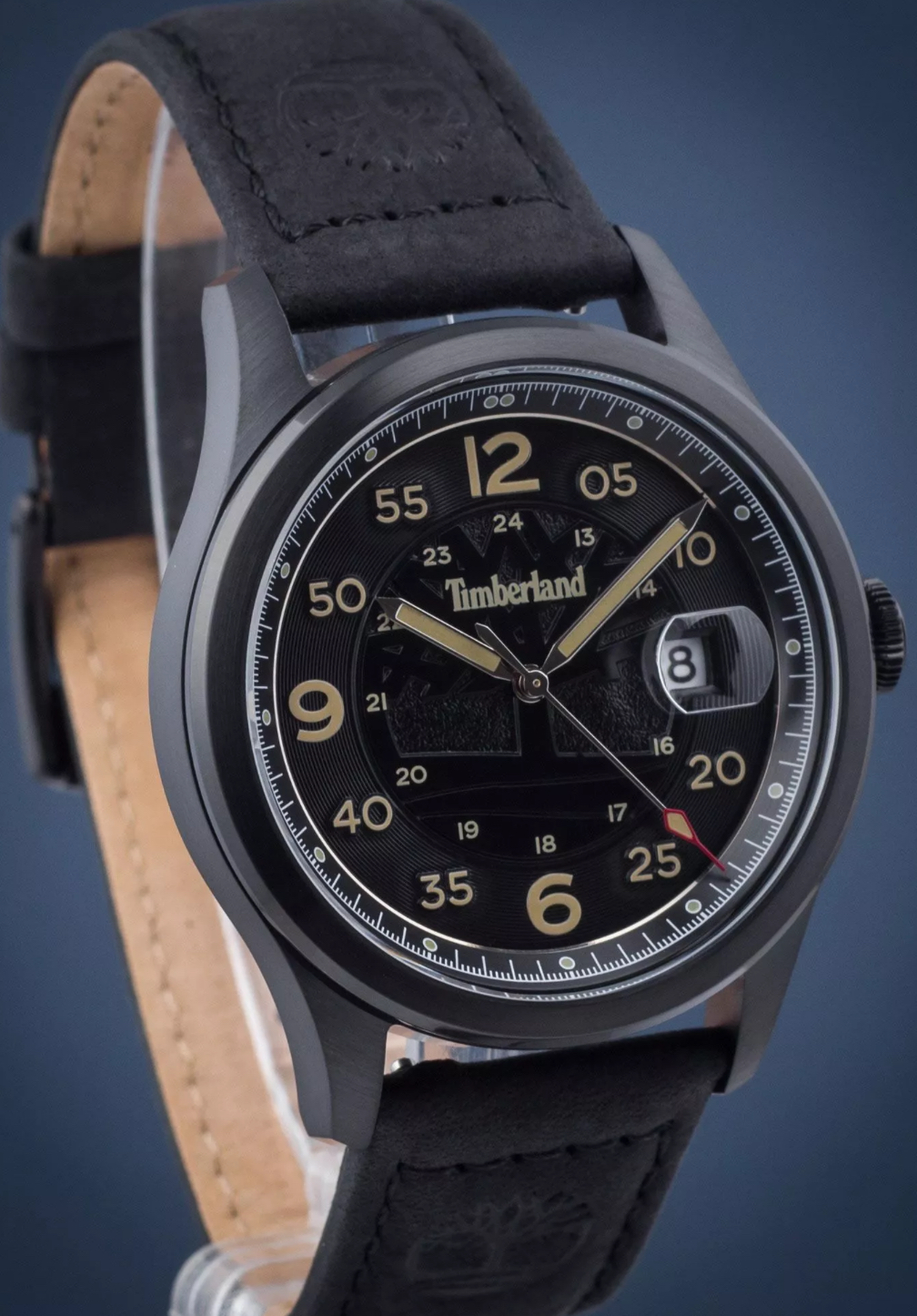 Timberland All-Black Watch with Tree Logo Dial-Timberland TDWGB2237501 - Image 2