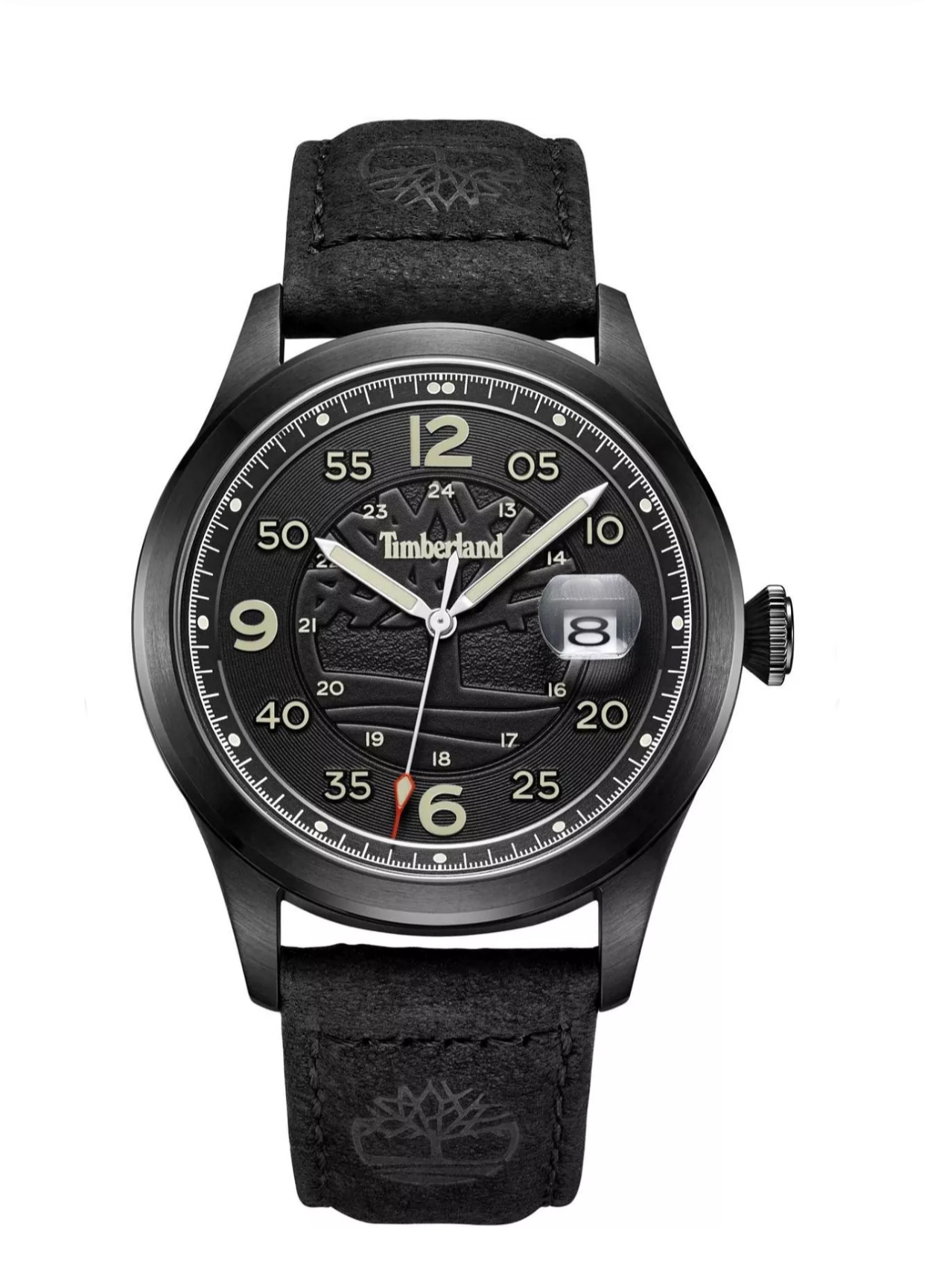 Timberland All-Black Watch with Tree Logo Dial-Timberland TDWGB2237501