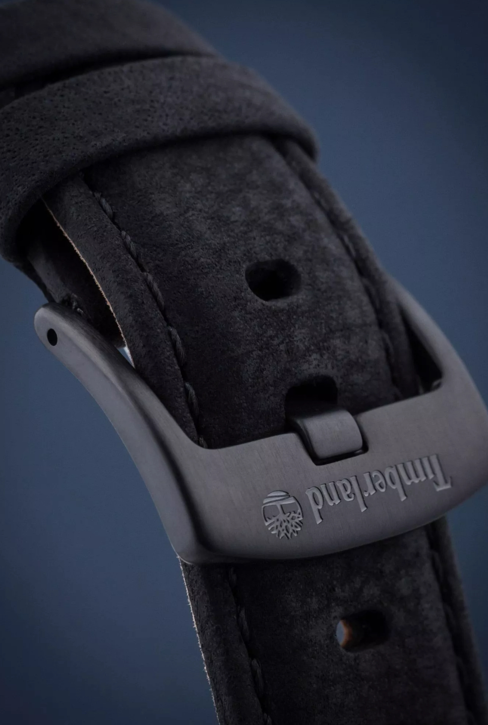 Timberland All-Black Watch with Tree Logo Dial-Timberland TDWGB2237501 - Image 4