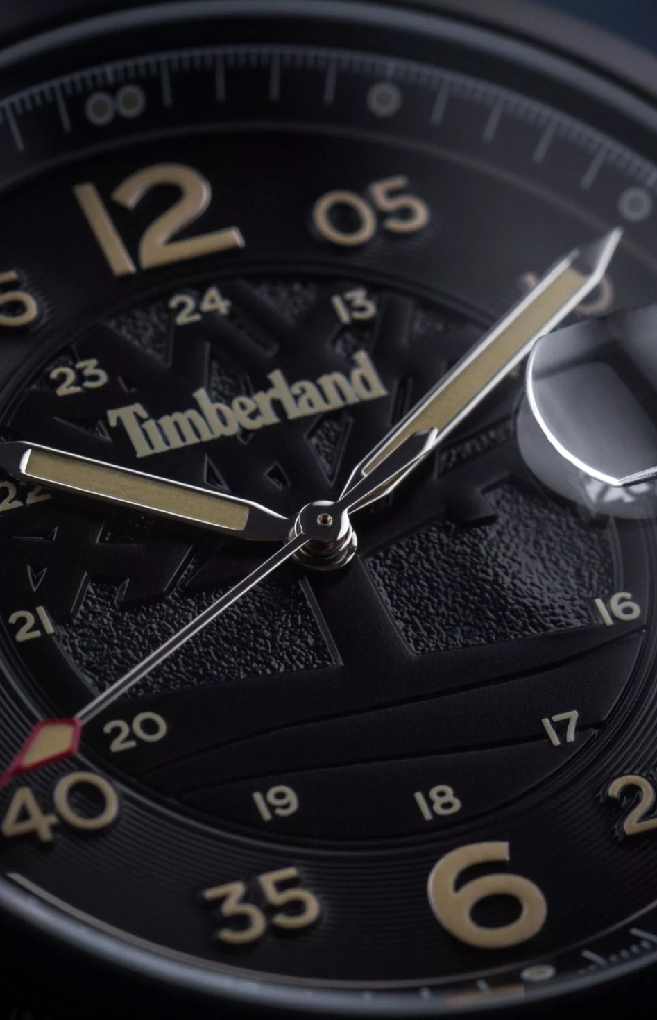 Timberland All-Black Watch with Tree Logo Dial-Timberland TDWGB2237501 - Image 8