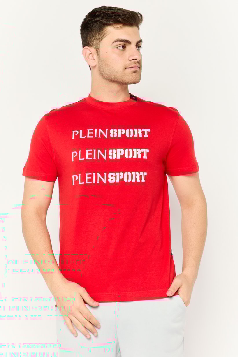 Men's Plein Sport Crewneck T-shirt-Plein Sport TIPS5522