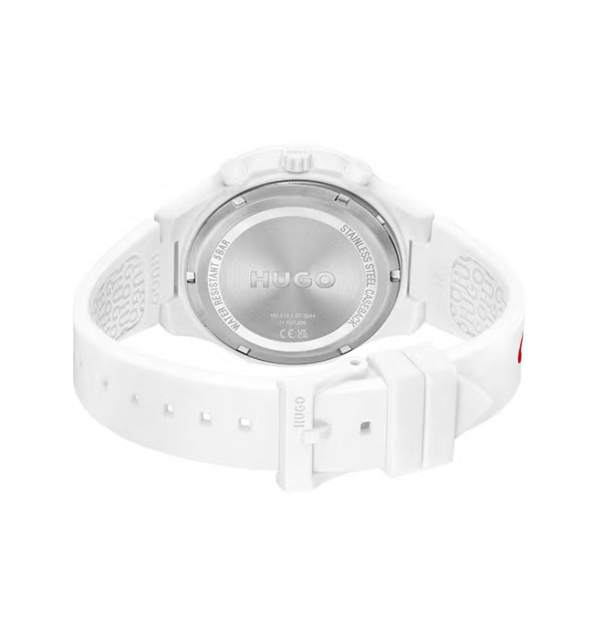 HUGO BOSS WATCH ROUND ANALOG MEN'S WHITE CASE WATCH -HUGO BOSS 1530406 - Image 4