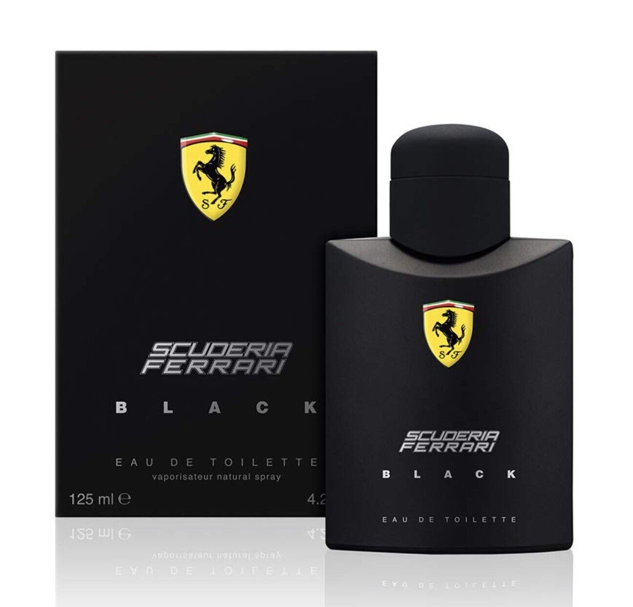 Scuderia Ferrari Black Eau de Toilette (EDT) for Men, 125ml