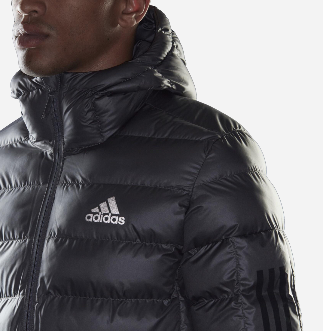 Adidas SDP Badge of Sport Men's Hooded Down Jacket-Adidas GV5330 - Image 5