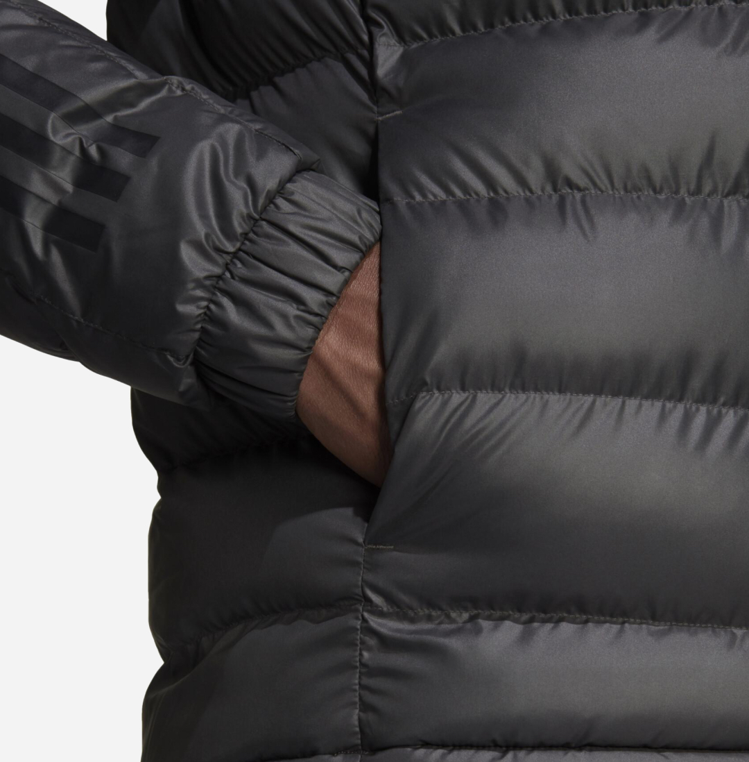 Adidas SDP Badge of Sport Men's Hooded Down Jacket-Adidas GV5330 - Image 9