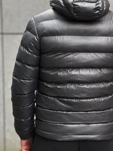 Adidas SDP Badge of Sport Men's Hooded Down Jacket-Adidas GV5330 - Image 11