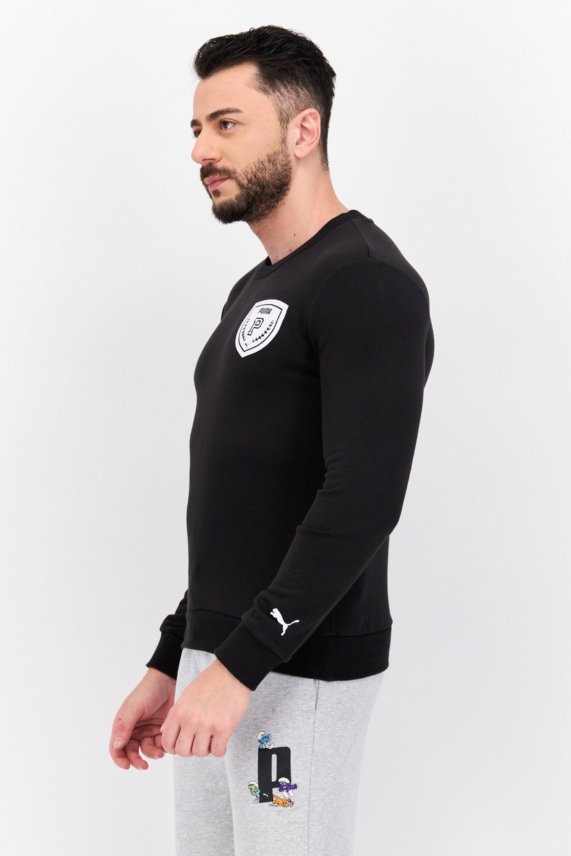 Puma Men's Archive Shield Logo Crew Neck Sweatshirt-Puma 680985-01 - Image 2