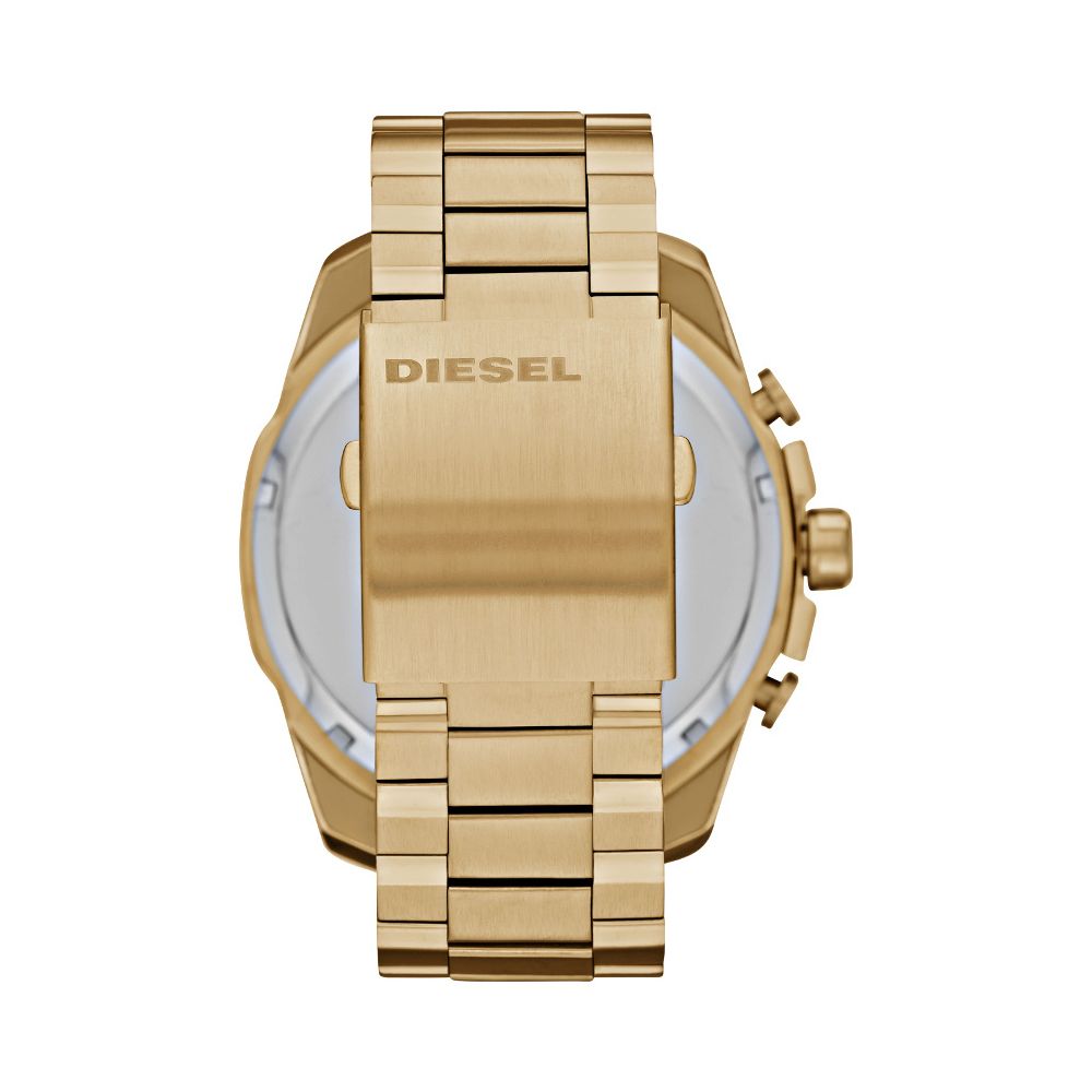 Diesel Mega Chief Chronograph Gold-Tone Stainless Steel Men's Watch-DESEL DZ4360 - Image 4