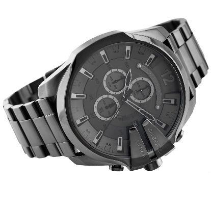 Diesel Mega Chief Chronograph Gunmetal Stainless Steel Men's Watch-DIESEL DZ4282 - Image 2