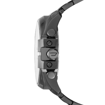 Diesel Mega Chief Chronograph Gunmetal Stainless Steel Men's Watch-DIESEL DZ4282 - Image 3