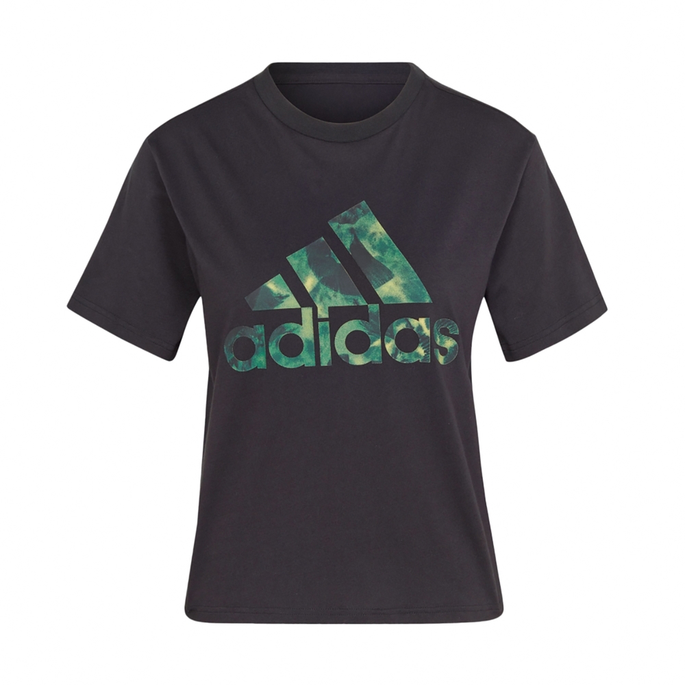 Adidas Women’s Floral Graphic Big Logo Tee-Adidas IS4259 - Image 9