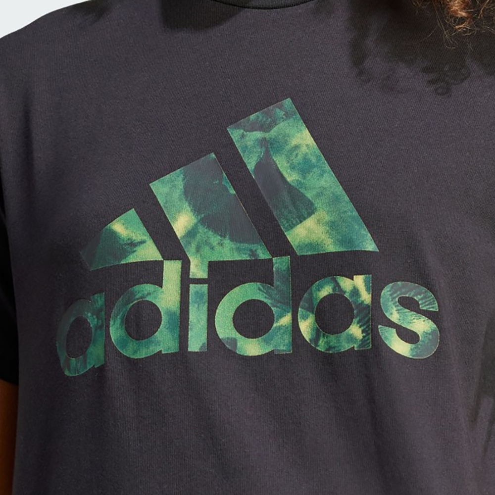 Adidas Women’s Floral Graphic Big Logo Tee-Adidas IS4259 - Image 6