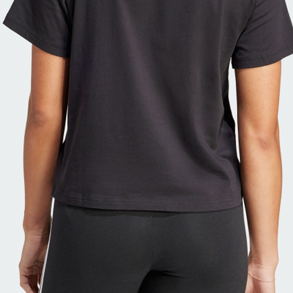 Adidas Women’s Floral Graphic Big Logo Tee-Adidas IS4259 - Image 5