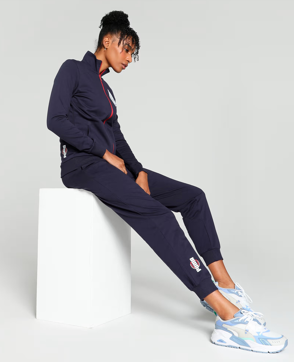 PUMA Women’s Graphic Pants – Peacoat Navy-Puma682363 - Image 5