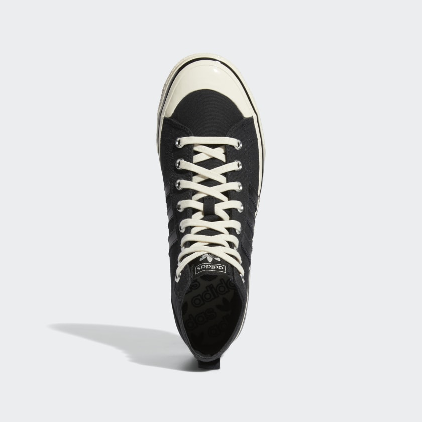 Adidas Nizza High RF 74 Black Sneakers-Adidas GX8488 - Image 2