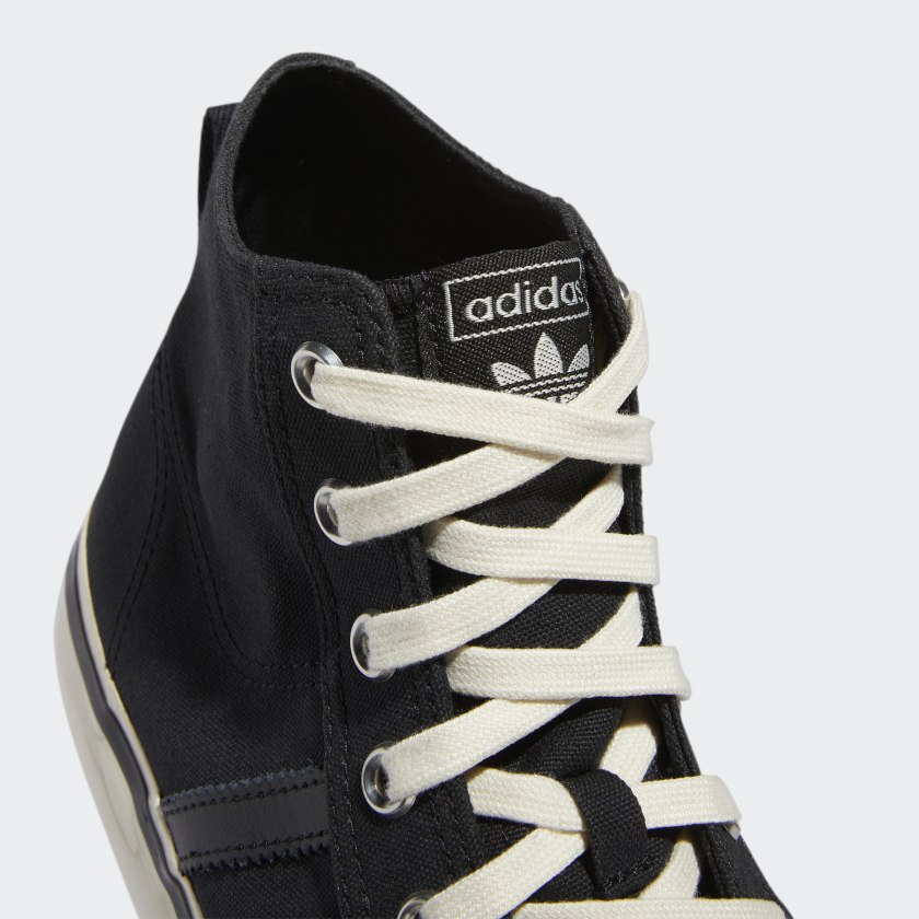 Adidas Nizza High RF 74 Black Sneakers-Adidas GX8488 - Image 7