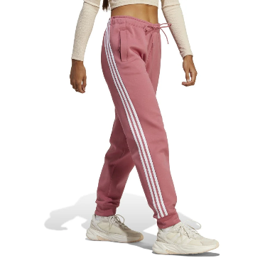 Adidas Essentials 3-Stripes Women's Fleece Joggers-Adidas IB8532 - Image 2