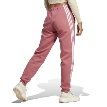Adidas Essentials 3-Stripes Women's Fleece Joggers-Adidas IB8532 - Image 3