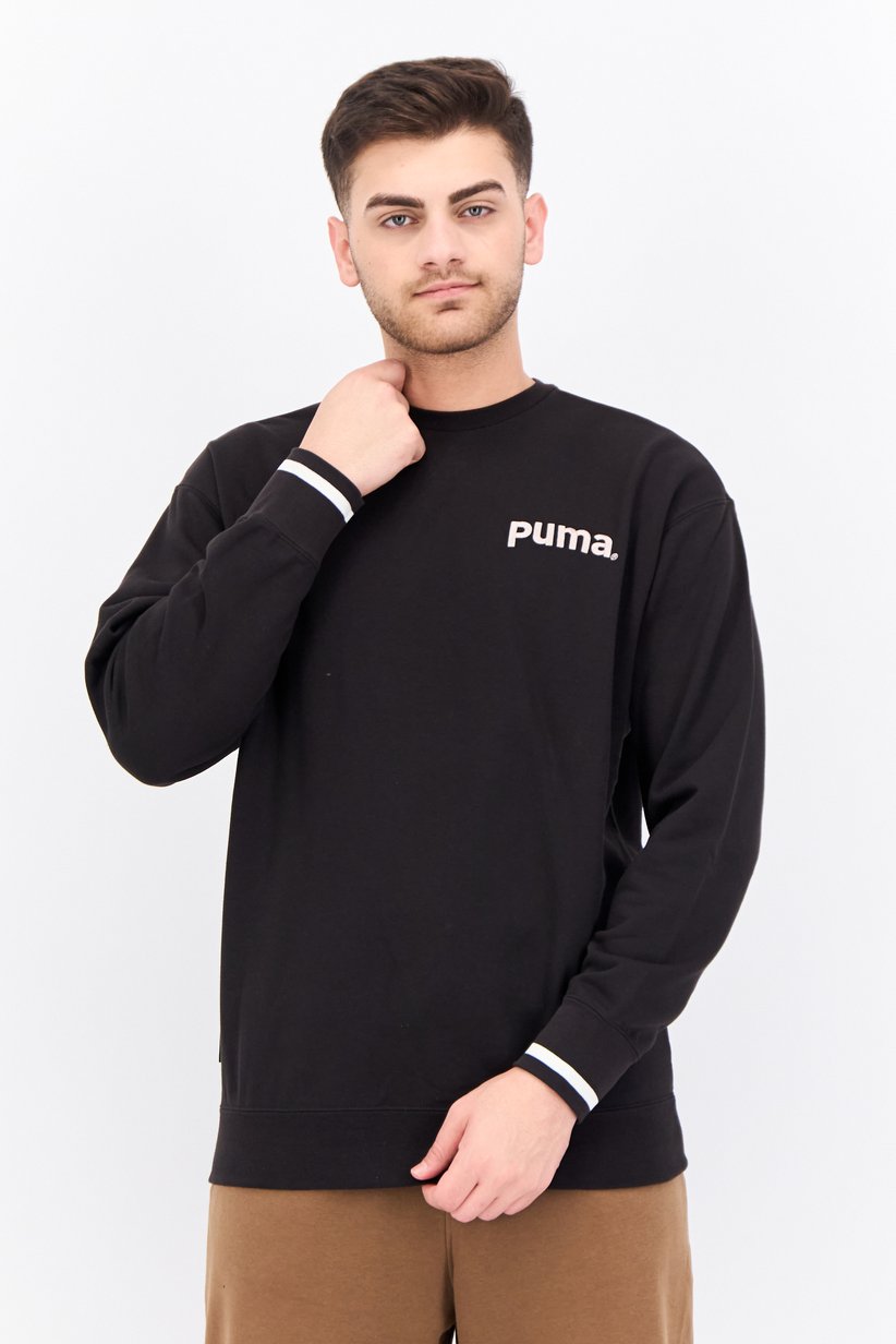 PUMA Classics Logo Crewneck Sweatshirt-Puma539696-01