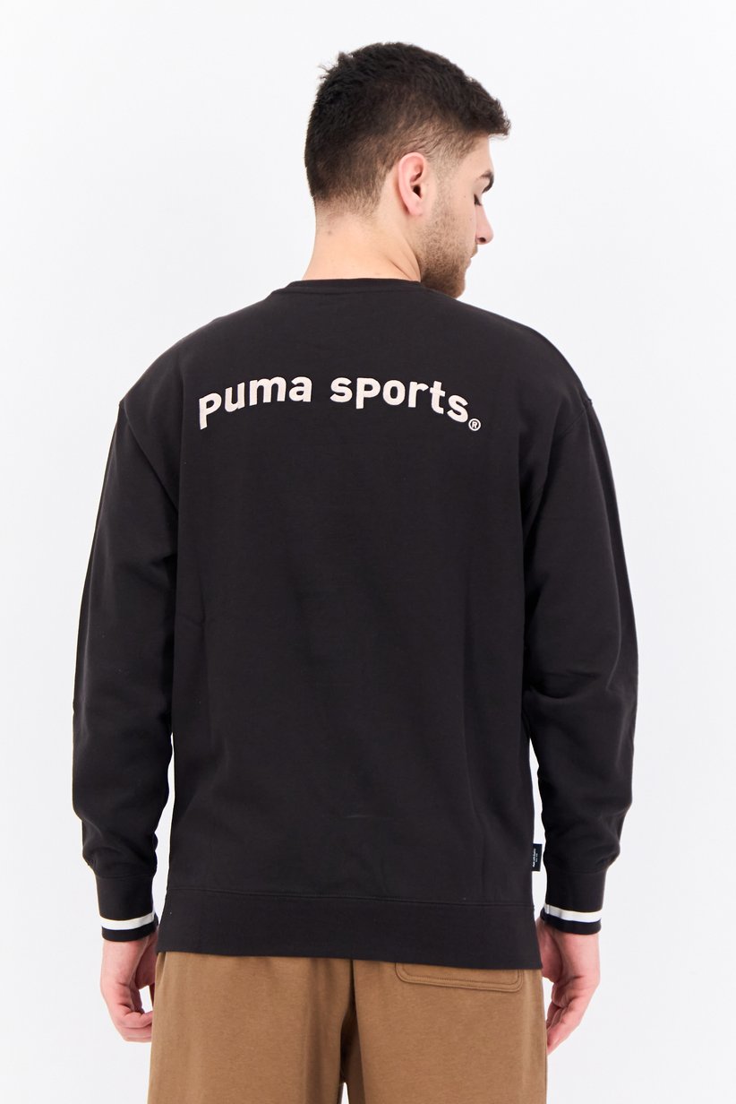PUMA Classics Logo Crewneck Sweatshirt-Puma539696-01 - Image 3