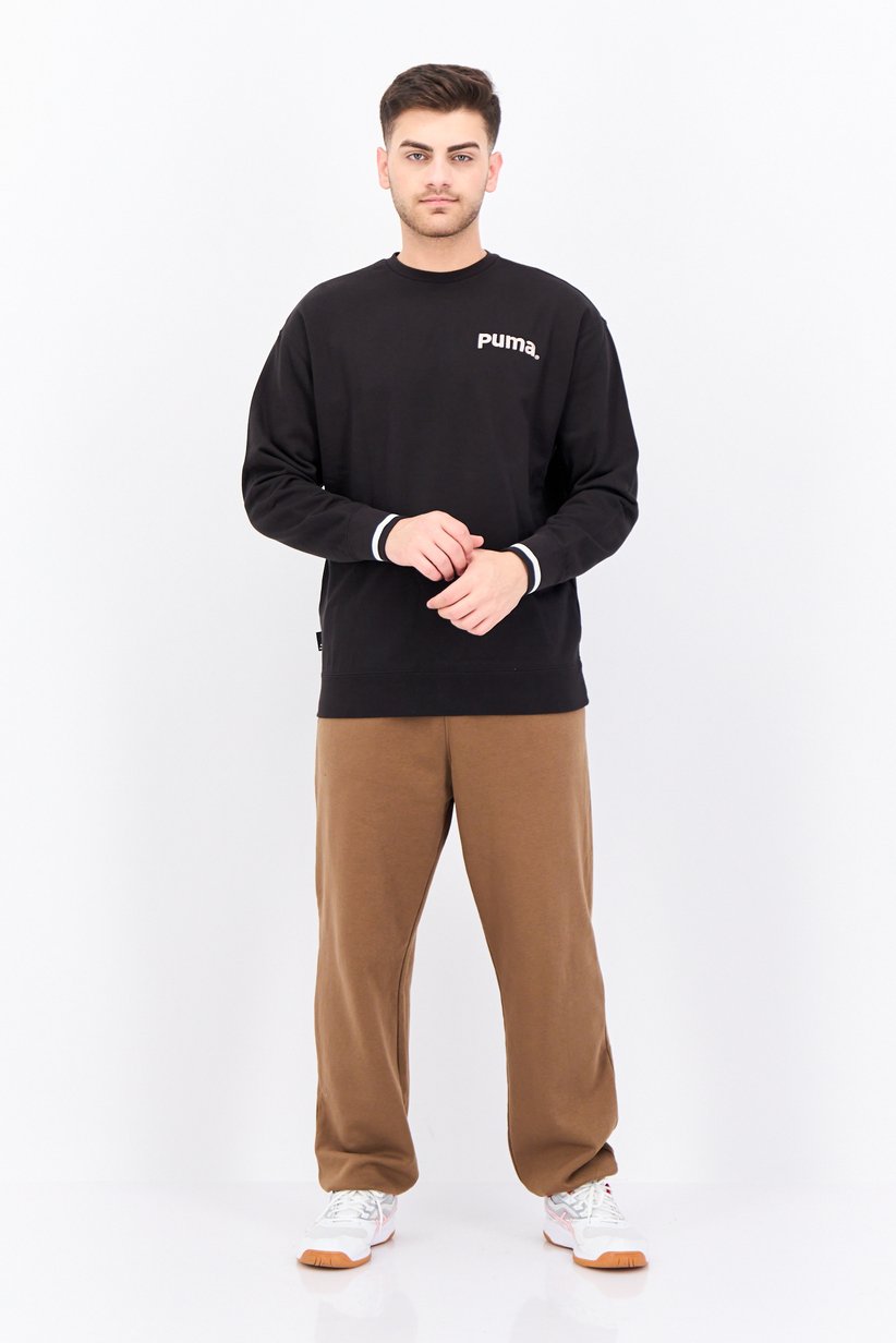 PUMA Classics Logo Crewneck Sweatshirt-Puma539696-01 - Image 4