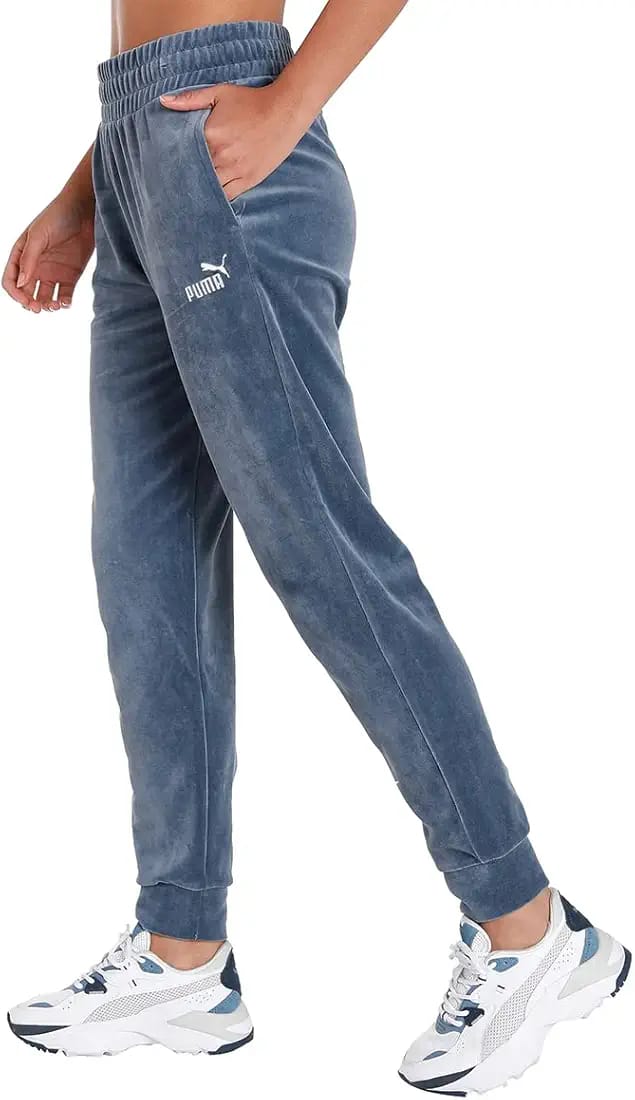Puma Women cotton Petroleum Track Pants PUMA 849965-18