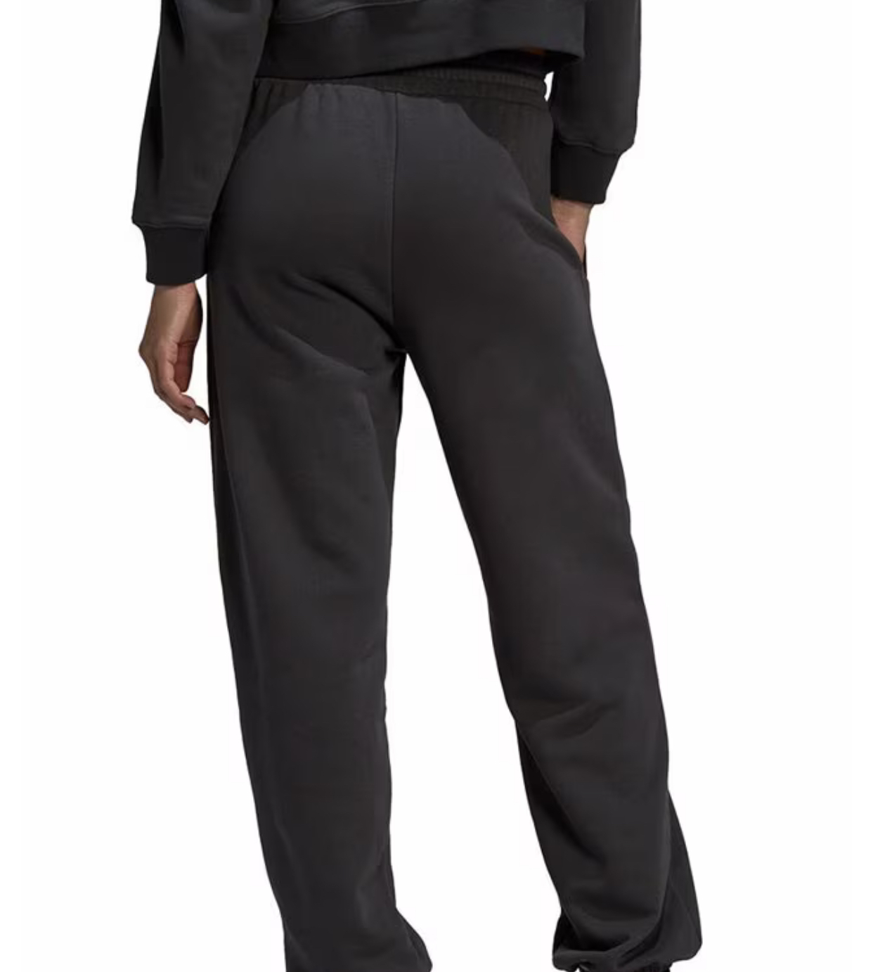 Adidas Originals Women's Adicolor Heritage Now Velvet French Terry Track Pants – Black-Adidas HU1622 - Image 3