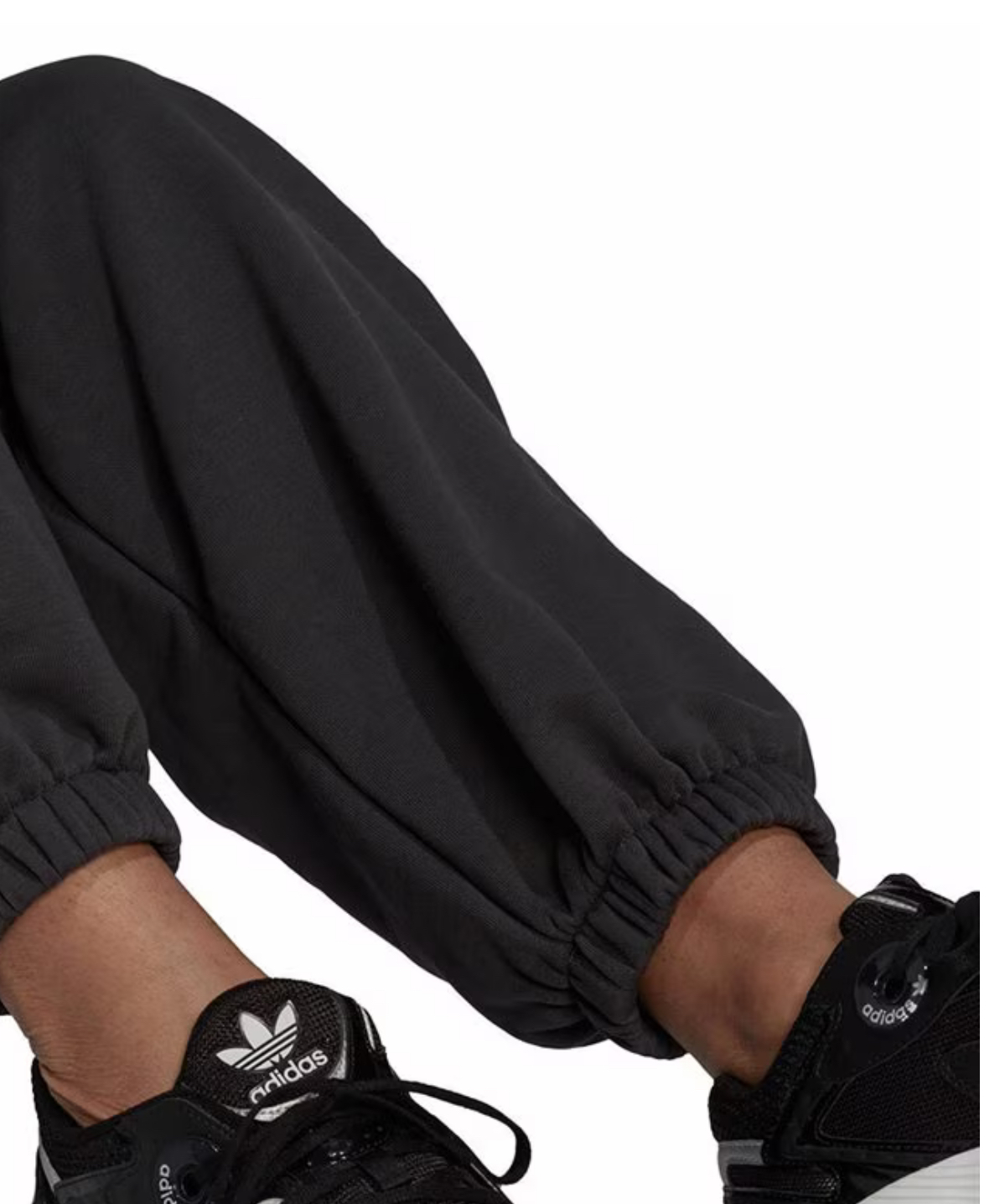 Adidas Originals Women's Adicolor Heritage Now Velvet French Terry Track Pants – Black-Adidas HU1622 - Image 4