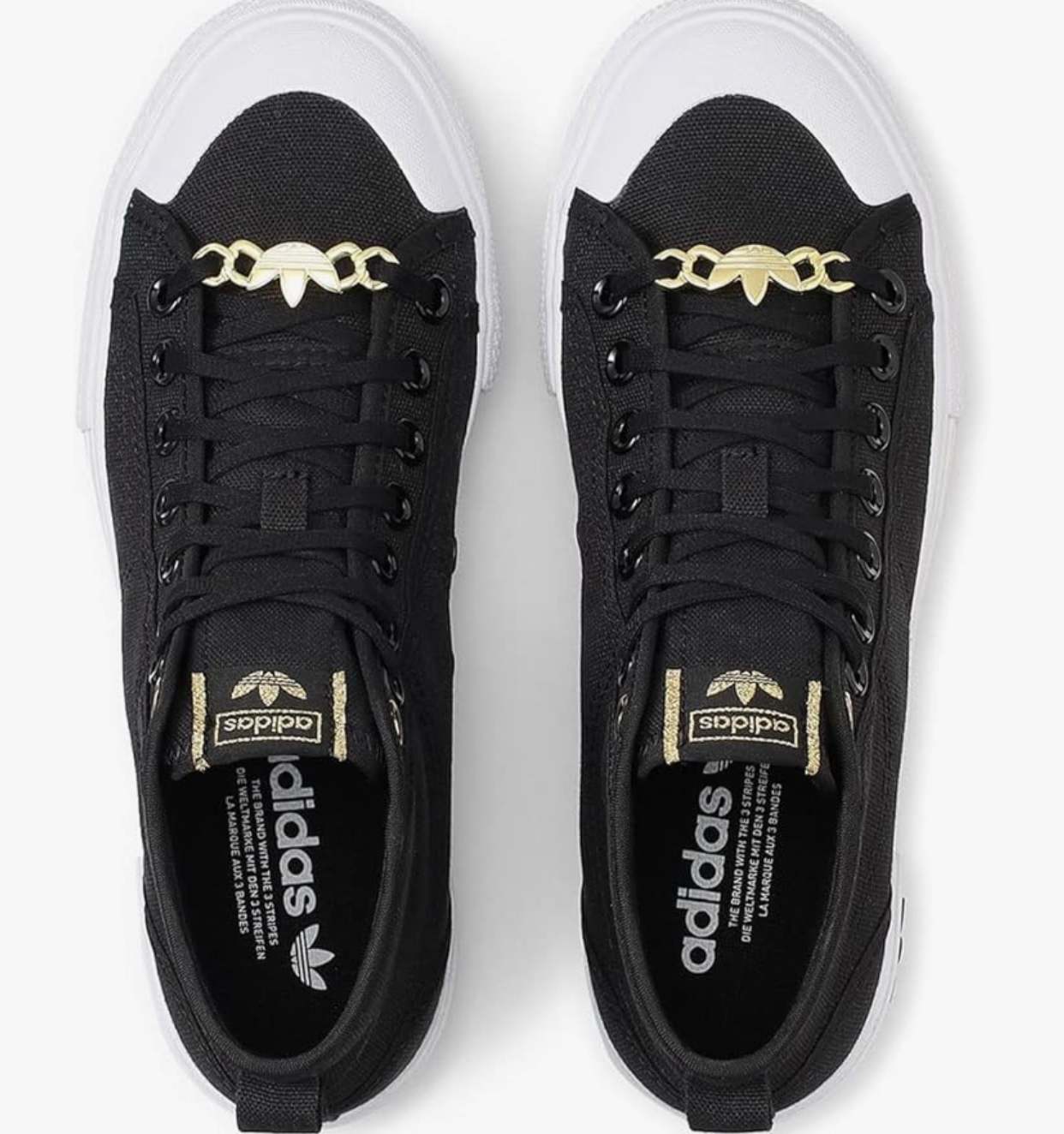 Adidas Nizza Bonega Mid "Black/White" Platform Sneaker-Adidas IF0116 - Image 5