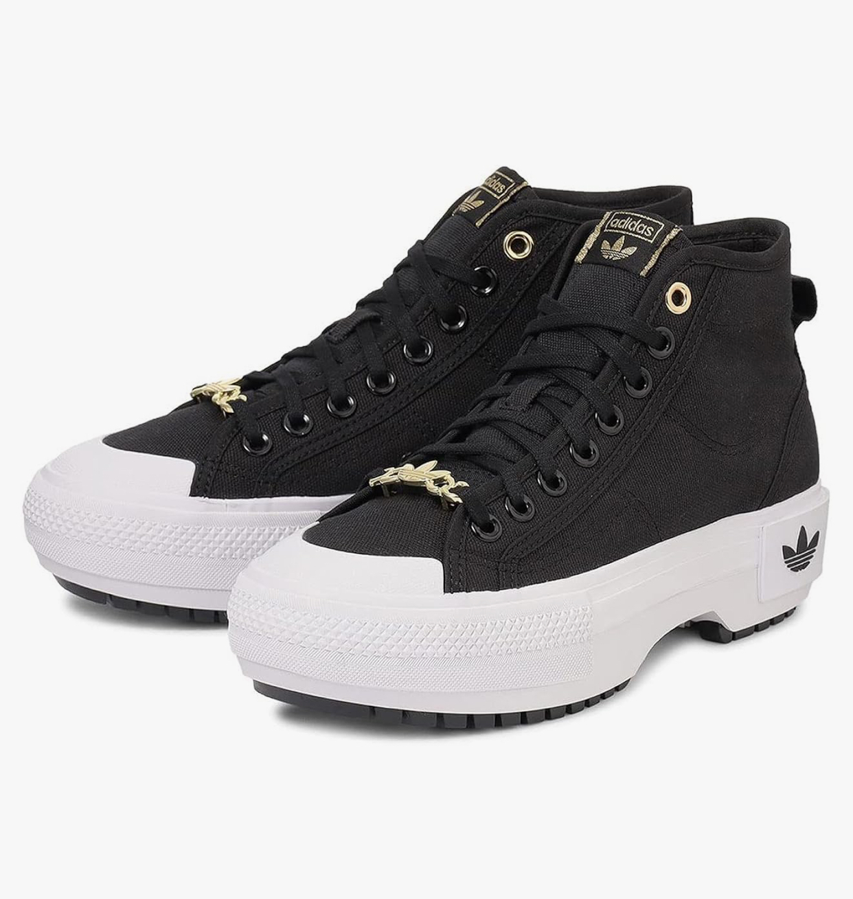Adidas Nizza Bonega Mid "Black/White" Platform Sneaker-Adidas IF0116