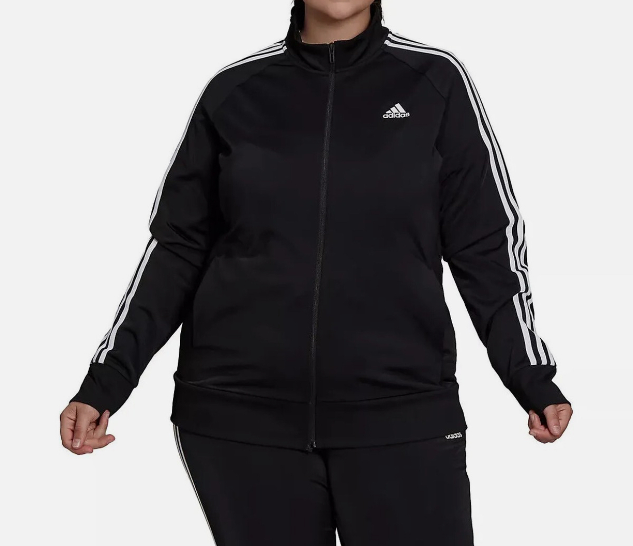 Adidas Essentials 3-Stripes Track Jacket-Adidas H48445 - Image 2
