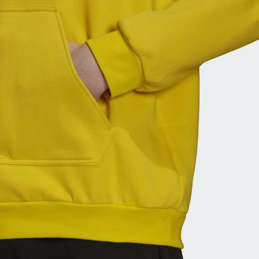 Adidas Entrada 22 Hooded Sweatshirt - Team Yellow-Adidas HI2140 - Image 5