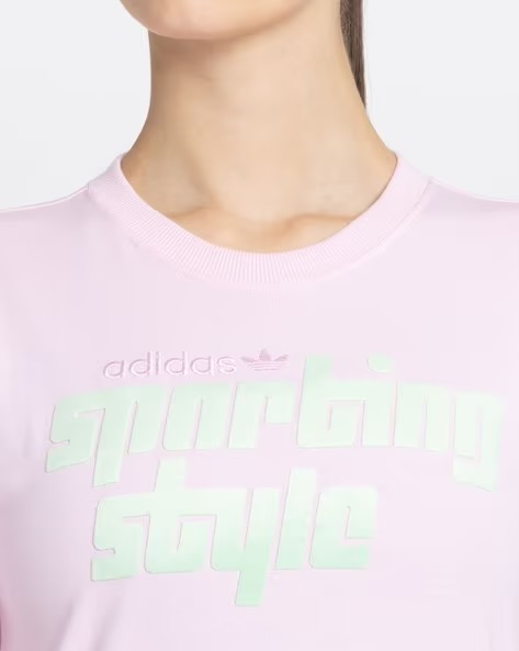 Adidas Originals "Sporting Style" Graphic T-Shirt-Adidas HL9175 - Image 4