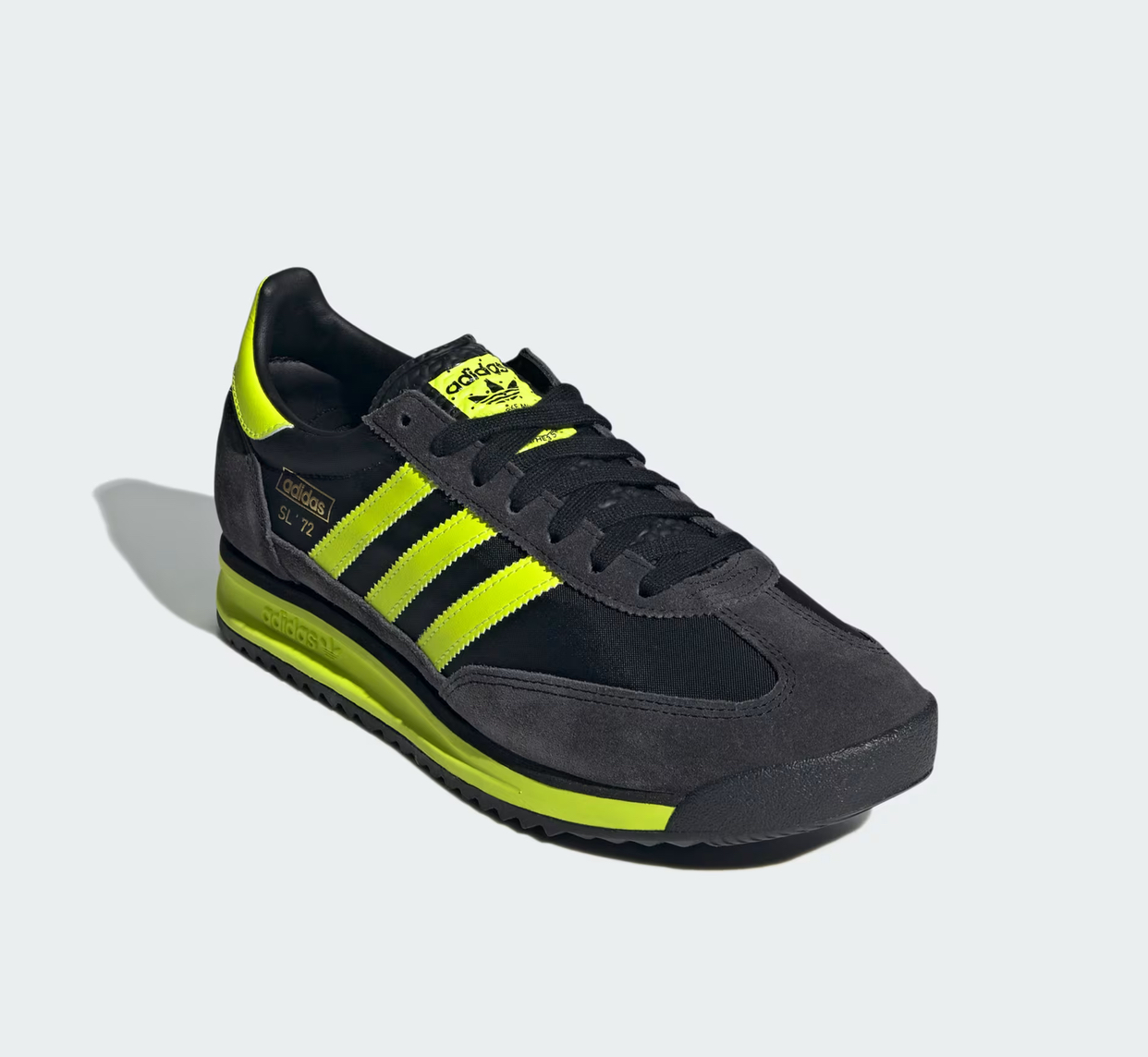 Adidas Originals SL 72 RS Carbon / Solar Yellow-Adidas IG4647 - Image 2