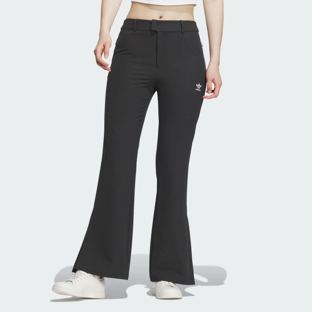 Adidas Originals Adicolor Classics Flare Pants – Sleek Black High-Waist Trousers-Adidas IN1036