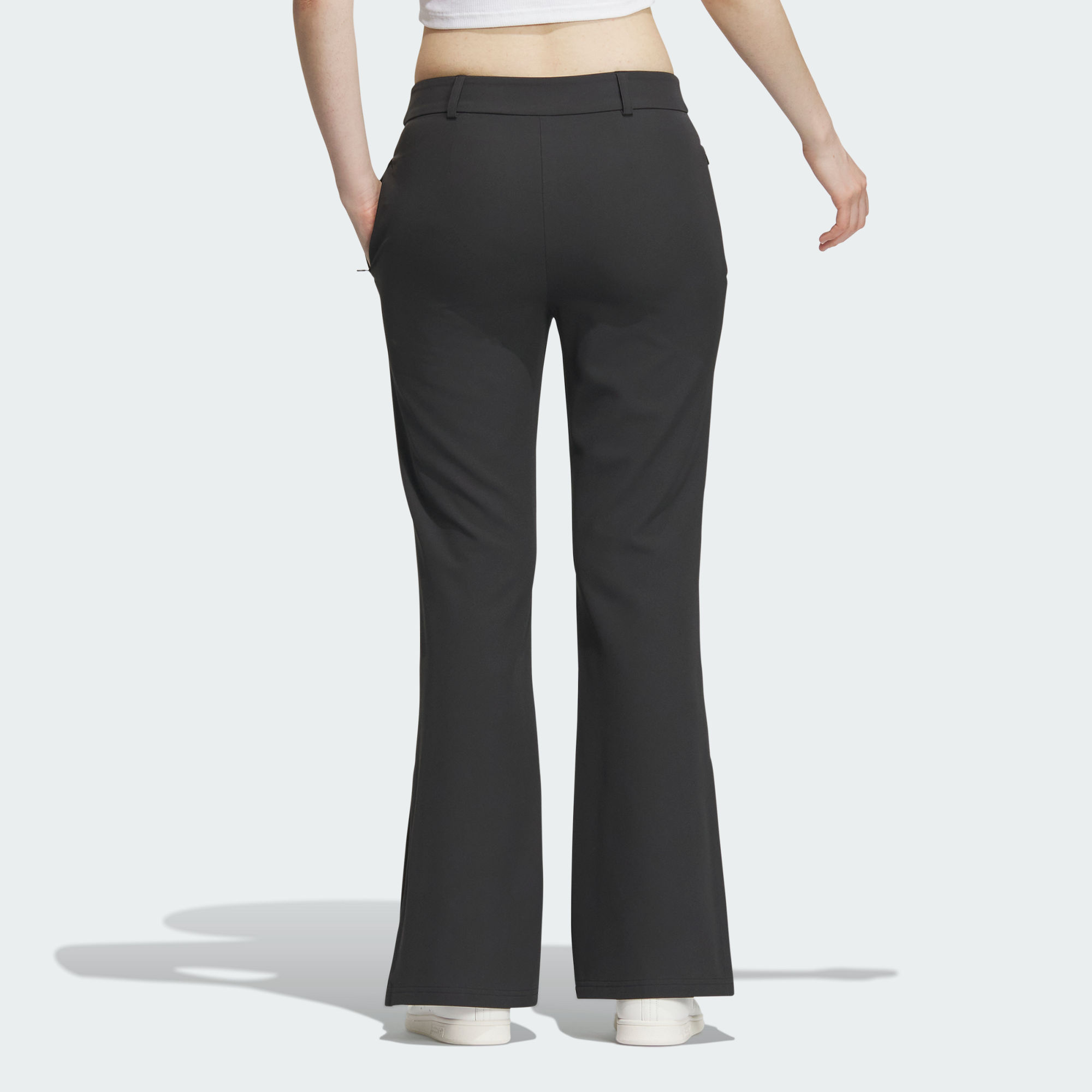 Adidas Originals Adicolor Classics Flare Pants – Sleek Black High-Waist Trousers-Adidas IN1036 - Image 4