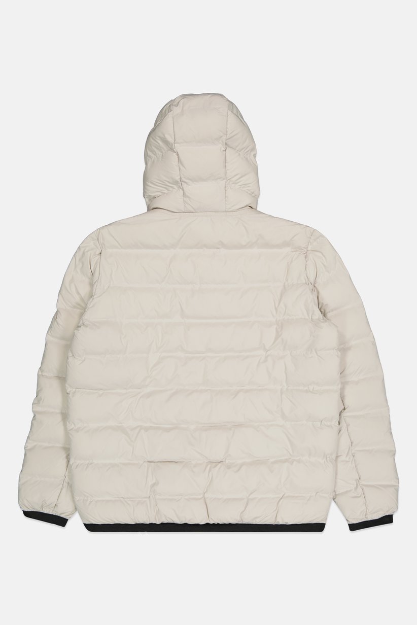 Geox Men’s Hooded Puffer Jacket – Off-White & Black Breathing Technology-GEOX M2629C - Image 3