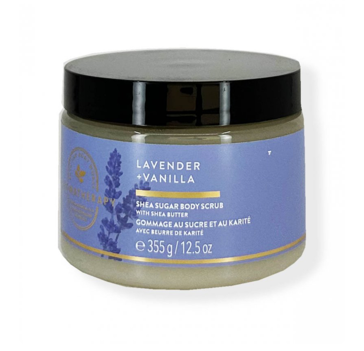 Bath & Body Works Aromatherapy Lavender + Vanilla Shea Sugar Body Scrub (12.5 oz / 355g)