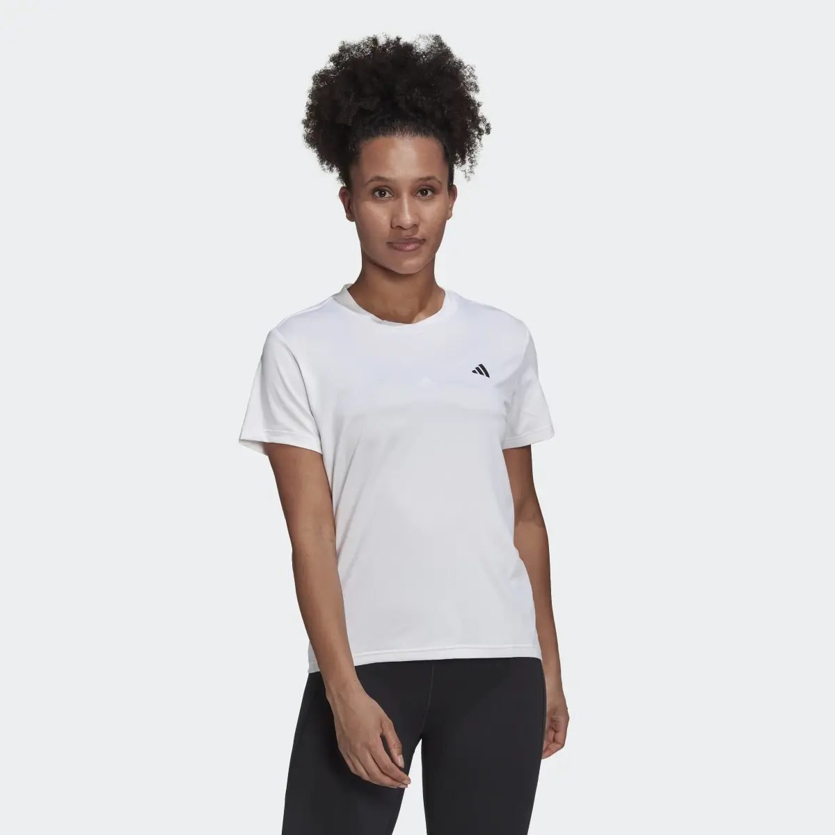 Adidas Women’s Minimalist Training T-Shirt-Cloud White-Adidas HM4491