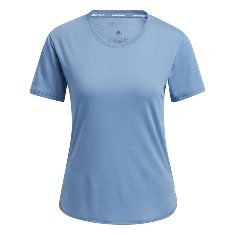 Adidas Women’s Go-To Tee 2.0 - Wonder Blue-Adidas HD9565 - Image 2