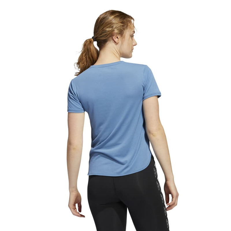 Adidas Women’s Go-To Tee 2.0 - Wonder Blue-Adidas HD9565 - Image 5