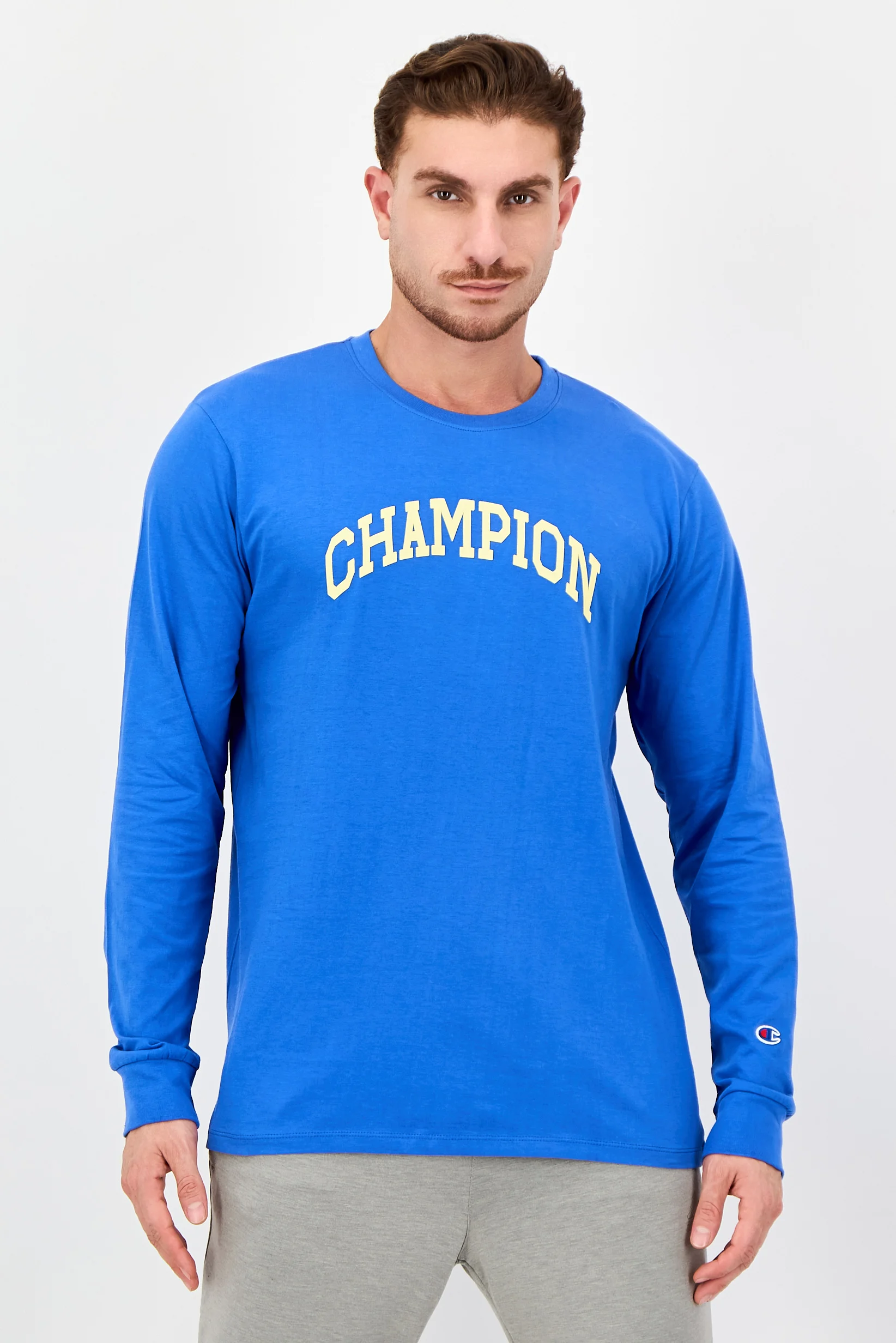 Unisex Sportswear Fit Long Sleeve Outdoor T-Shirt, Blue Champion CHP0244