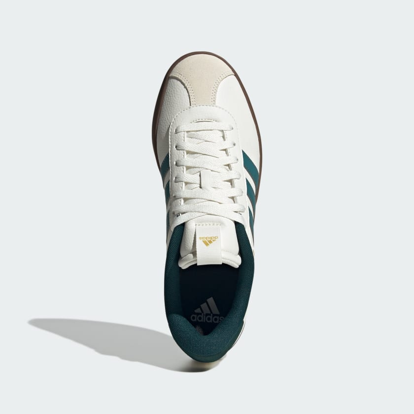 Adidas VL Court 3.0 Low Shoes - Cloud White / Collegiate Green-Adidas JR8635 - Image 3