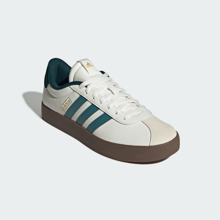 Adidas VL Court 3.0 Low Shoes - Cloud White / Collegiate Green-Adidas JR8635 - Image 6