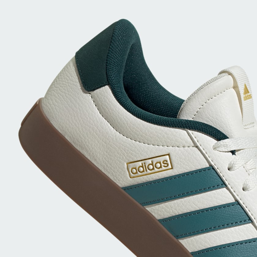 Adidas VL Court 3.0 Low Shoes - Cloud White / Collegiate Green-Adidas JR8635 - Image 8