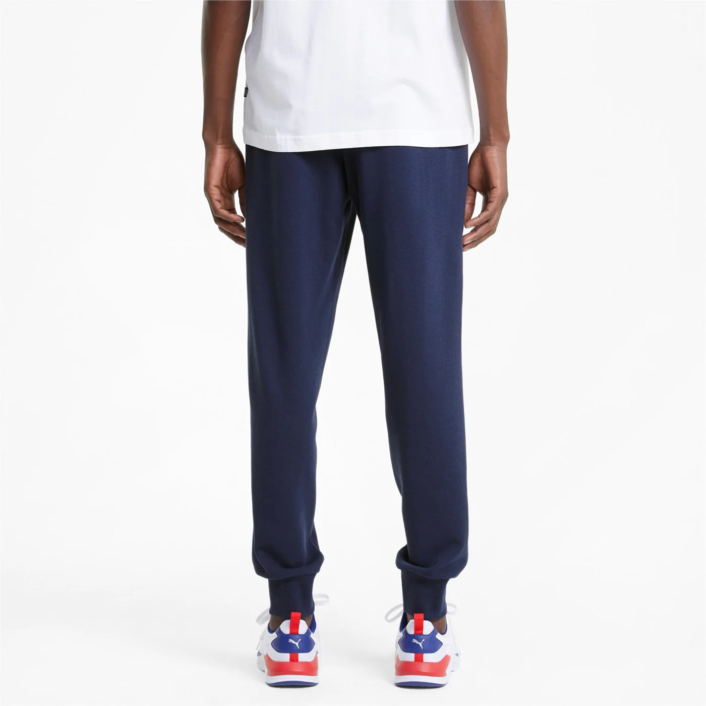 PUMA Men's Ess Logo Pants Tr Cl NAVY Trousers - Puma 586716-06 - Image 3