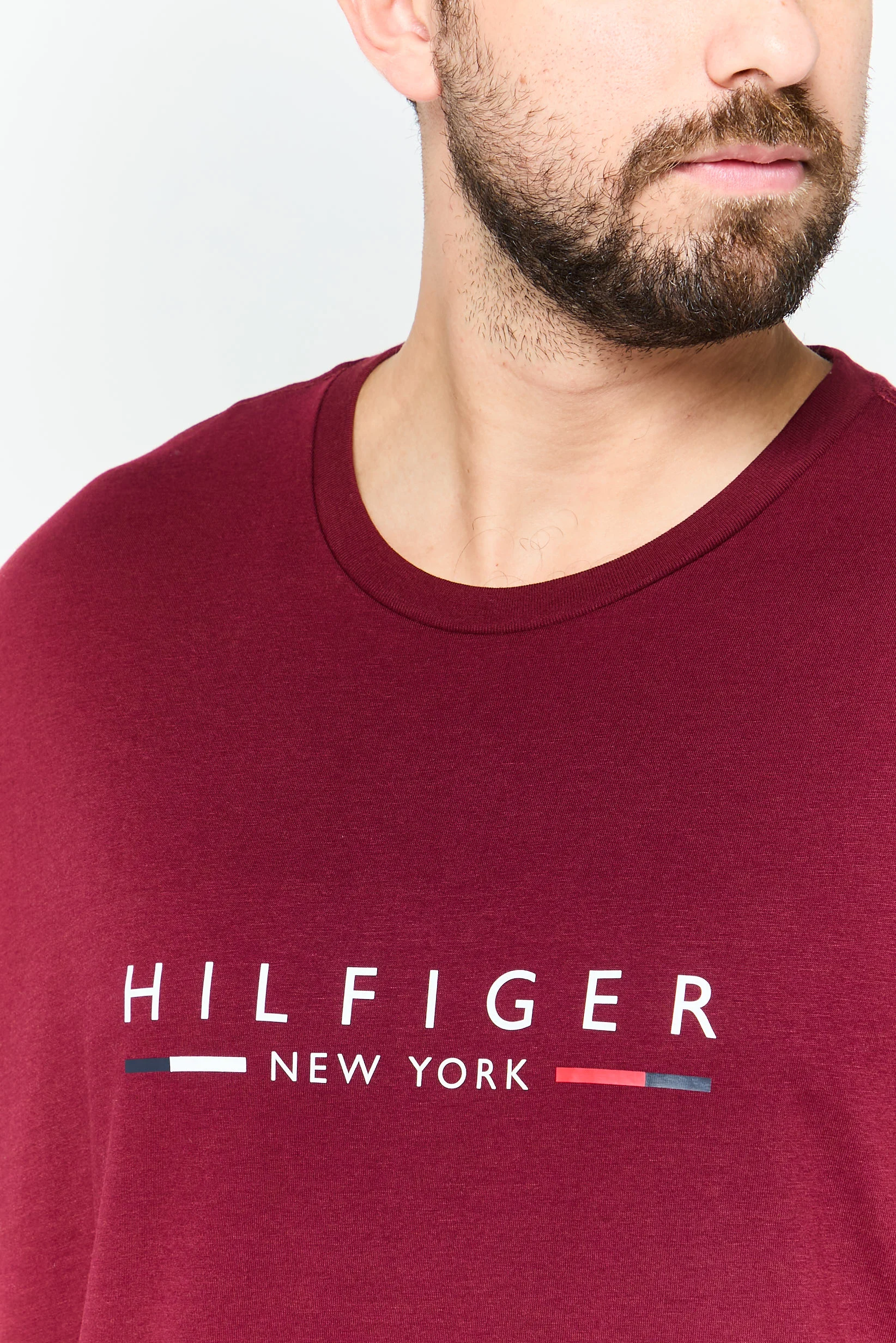 Men Crew Neck Graphic Print Short Sleeve T-Shirt - TOMMY HILFIGER 09T4535 - Image 7