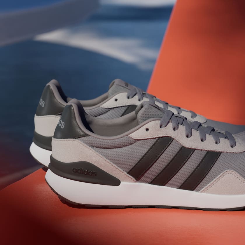 Adidas Run 60s 4.0 Shoes – Grey / Core Black-Adidas JR6624 - Image 8